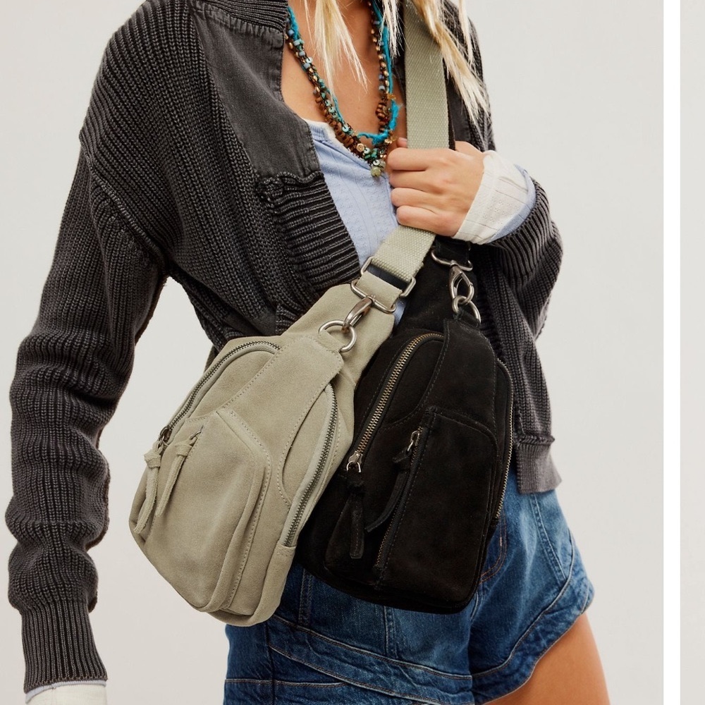 Free People suede bag